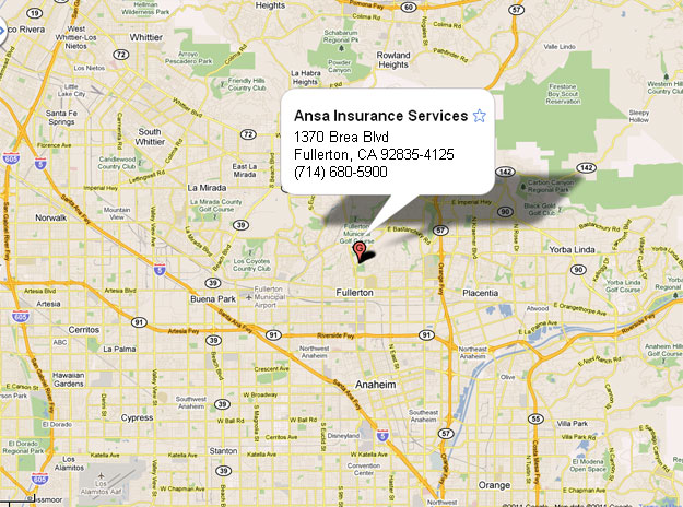 map location of Ansa Insurance Services office